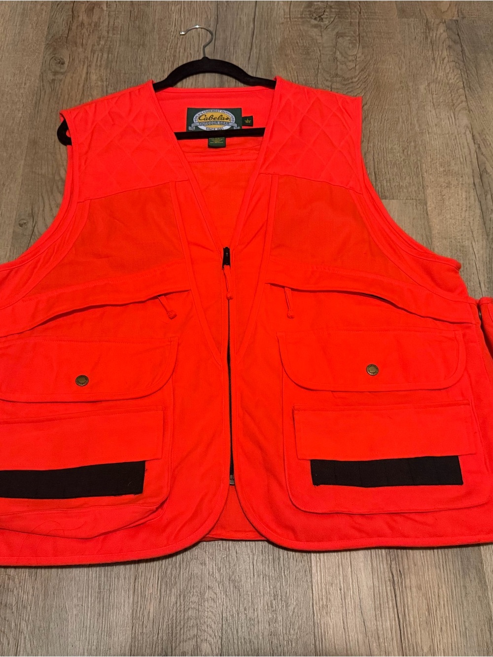 Cabela's Men's High-Visibility Orange Hunting Vest with Utility Pockets